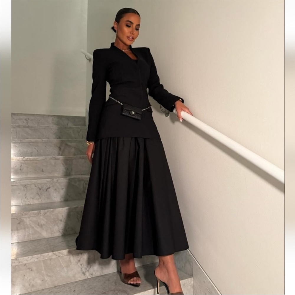 Zara Black Midi Dress
